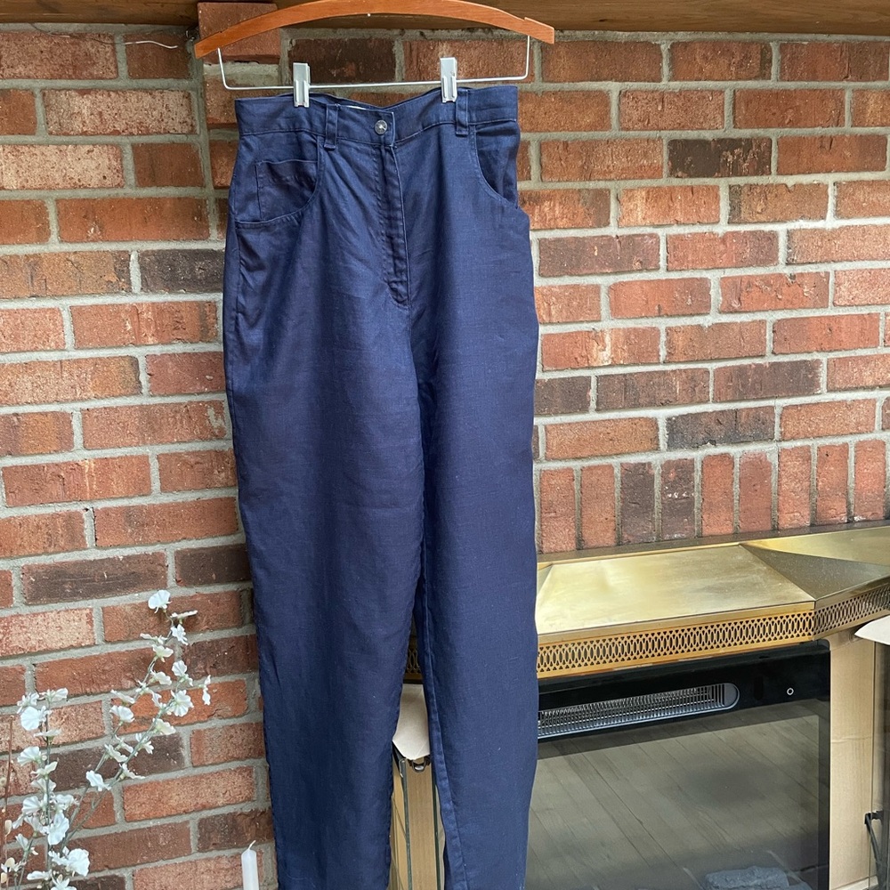 Navy Blue Chinos with Relaxed Fit and Versatile Style